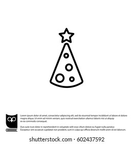Web line icon. Christmas tree