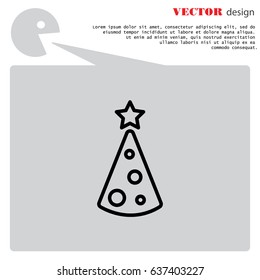 Web line icon. Christmas tree