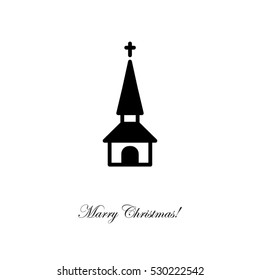 Web line icon. Church, temple