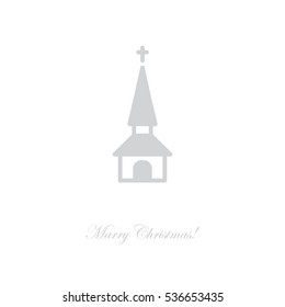 Web line icon. Church, temple