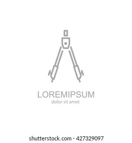 Web line icon. Circinus