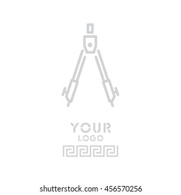 Web line icon. Circinus