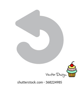 Web line icon. Circular arrow