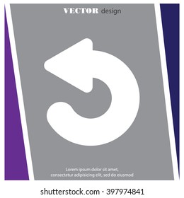 Web line icon. Circular arrow