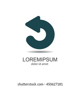 Web line icon. Circular arrow