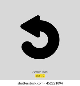 Web line icon. Circular arrow
