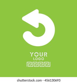 Web line icon. Circular arrow
