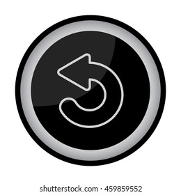 Web line icon. Circular arrow