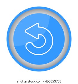 Web line icon. Circular arrow