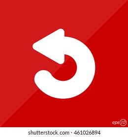 Web line icon. Circular arrow