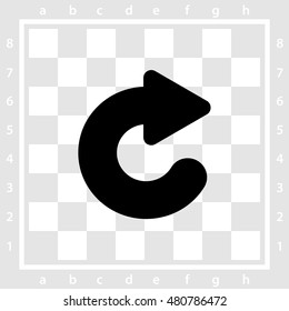 Web line icon. Circular arrow