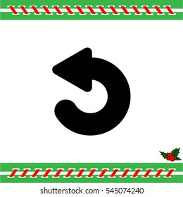 Web line icon. Circular arrow