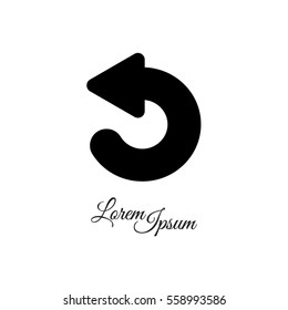 Web line icon. Circular arrow