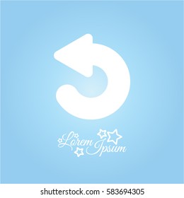 Web line icon. Circular arrow