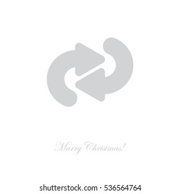 Web line icon. Circular arrows