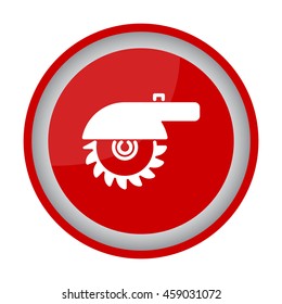 Web line icon. Circular saw