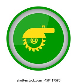 Web line icon. Circular saw
