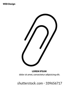 Web line icon. Clip