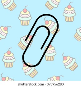 Web line icon. Clip