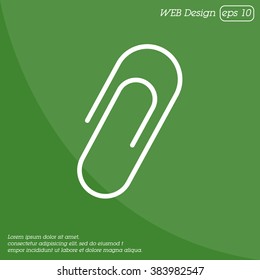 Web line icon. Clip
