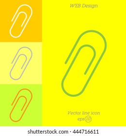 Web line icon. Clip