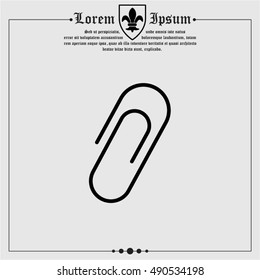 Web line icon. Clip