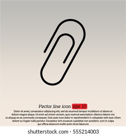 Web line icon. Clip