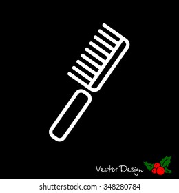 Web line icon. Comb