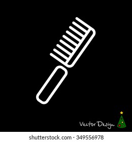 Web line icon. Comb