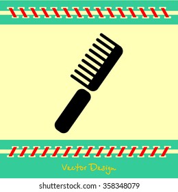 Web line icon. Comb