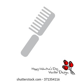 Web line icon. Comb