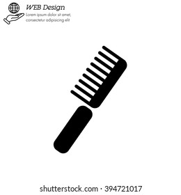 Web line icon. Comb