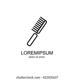 Web line icon. Comb