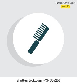 Web line icon. Comb