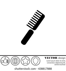 Web line icon. Comb