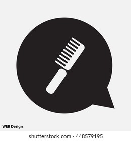 Web line icon. Comb