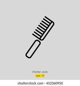 Web line icon. Comb