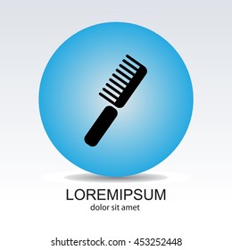 Web line icon. Comb