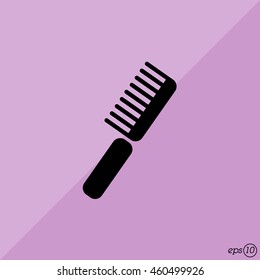 Web line icon. Comb