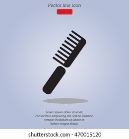 Web line icon. Comb