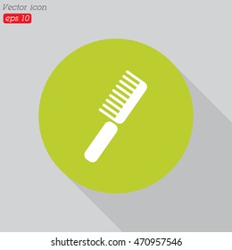 Web line icon. Comb