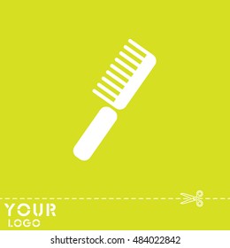 Web line icon. Comb