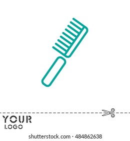 Web line icon. Comb