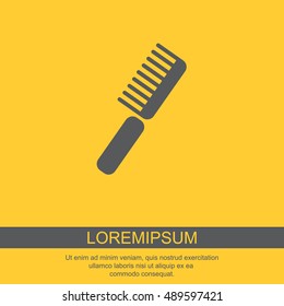 Web line icon. Comb