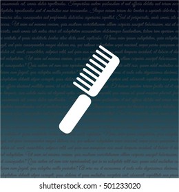 Web line icon. Comb
