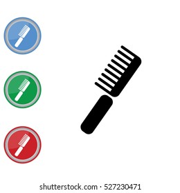 Web line icon. Comb