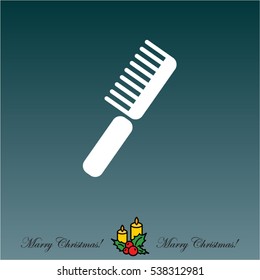 Web line icon. Comb