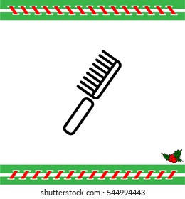 Web line icon. Comb