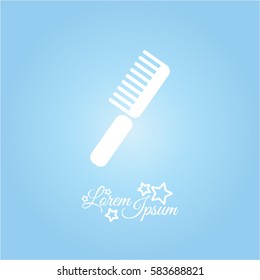 Web line icon. Comb