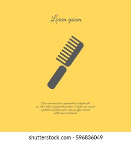 Web line icon. Comb